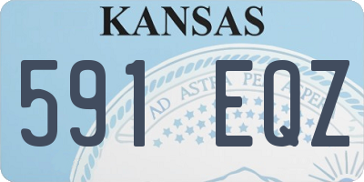 KS license plate 591EQZ