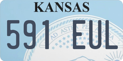 KS license plate 591EUL