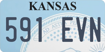 KS license plate 591EVN
