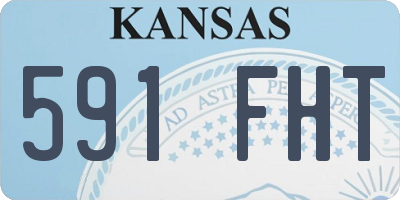 KS license plate 591FHT