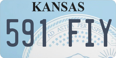 KS license plate 591FIY