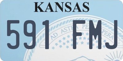 KS license plate 591FMJ