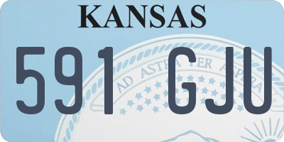 KS license plate 591GJU