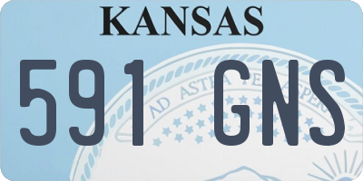KS license plate 591GNS