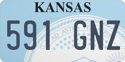 KS license plate 591GNZ