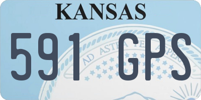 KS license plate 591GPS