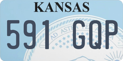 KS license plate 591GQP