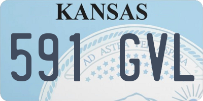 KS license plate 591GVL