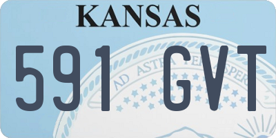 KS license plate 591GVT