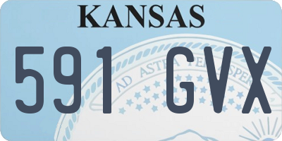 KS license plate 591GVX