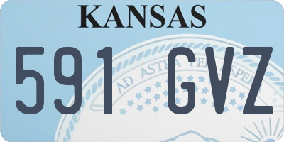 KS license plate 591GVZ
