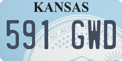 KS license plate 591GWD