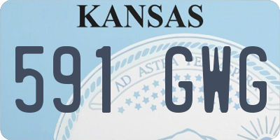KS license plate 591GWG