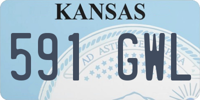 KS license plate 591GWL