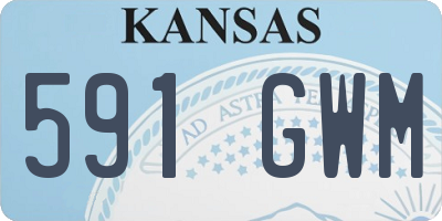 KS license plate 591GWM