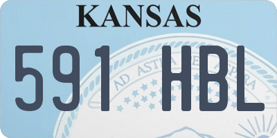 KS license plate 591HBL