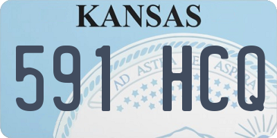 KS license plate 591HCQ