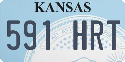 KS license plate 591HRT