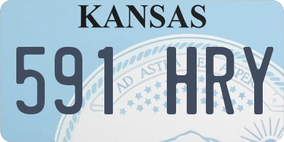 KS license plate 591HRY