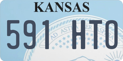 KS license plate 591HTO