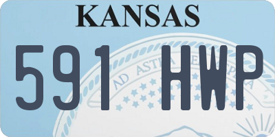 KS license plate 591HWP