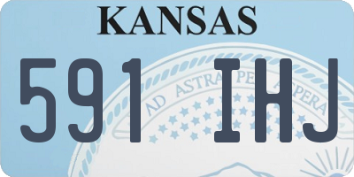 KS license plate 591IHJ