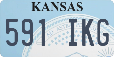 KS license plate 591IKG