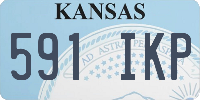 KS license plate 591IKP