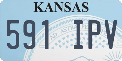 KS license plate 591IPV