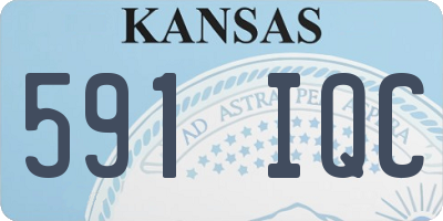 KS license plate 591IQC