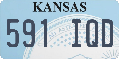KS license plate 591IQD
