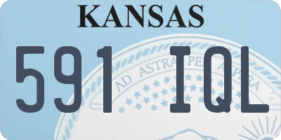 KS license plate 591IQL