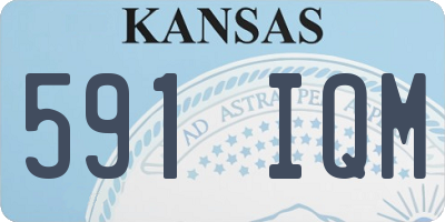 KS license plate 591IQM