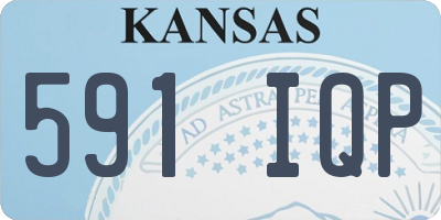 KS license plate 591IQP