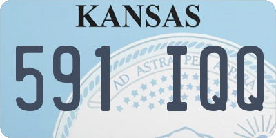 KS license plate 591IQQ