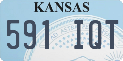 KS license plate 591IQT