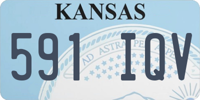 KS license plate 591IQV