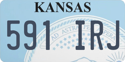 KS license plate 591IRJ