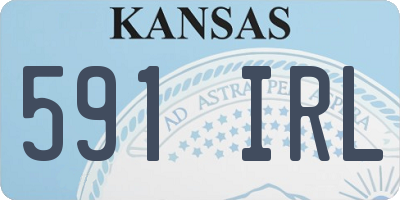 KS license plate 591IRL