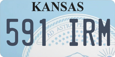 KS license plate 591IRM