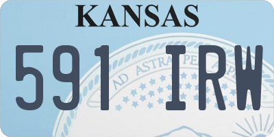 KS license plate 591IRW