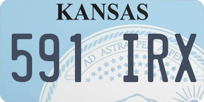 KS license plate 591IRX