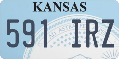 KS license plate 591IRZ