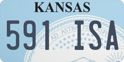 KS license plate 591ISA