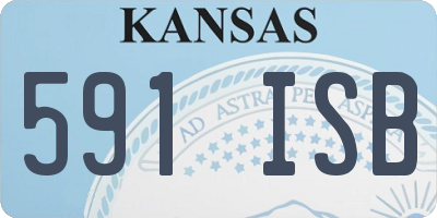 KS license plate 591ISB