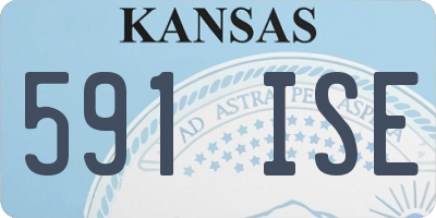 KS license plate 591ISE
