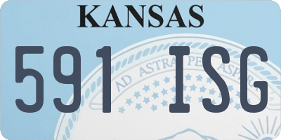 KS license plate 591ISG