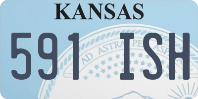 KS license plate 591ISH