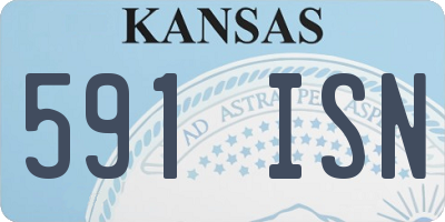 KS license plate 591ISN
