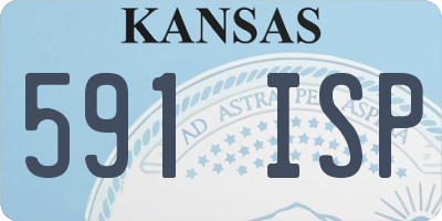 KS license plate 591ISP